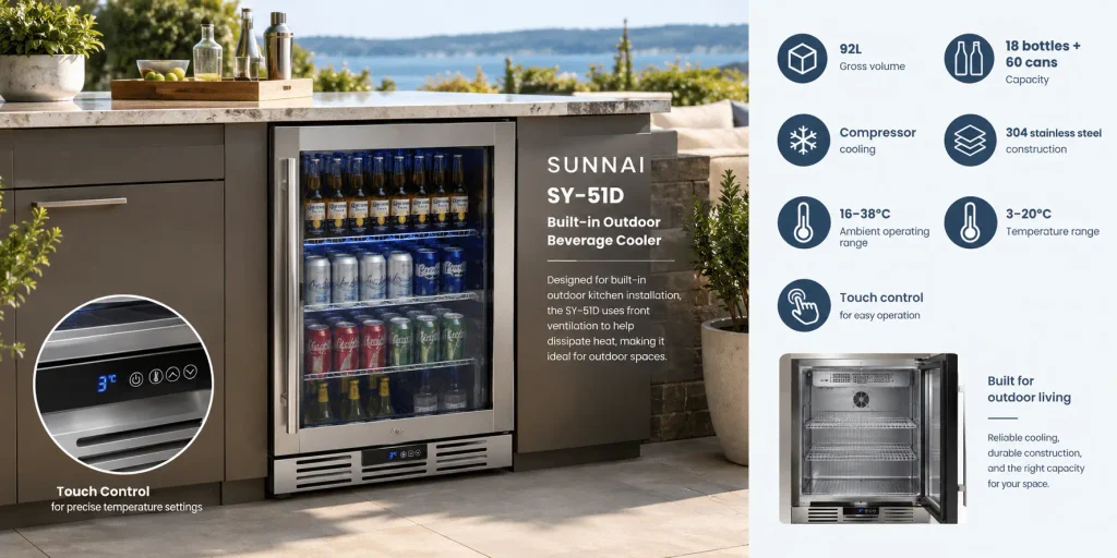 Outdoor Fridge Not Cooling? Ambient Temperature, Clearance, and Ventilation Explained